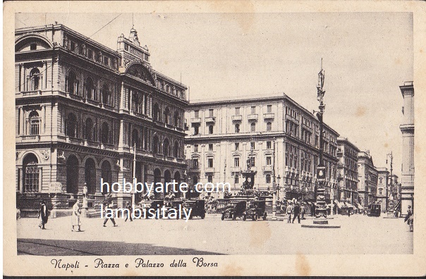 Napoli - Piazza della Borsa - NON Viaggiata  -(ax-0123)-fp