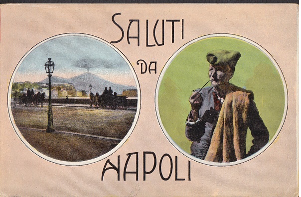 Napoli - Saluti da Napoli - Viaggiata 1917 (ax-0138)-fp