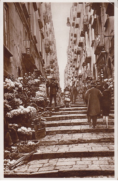 Napoli - Gradoni di Chiaia - Viaggiata 1934 (ax-0143)-fp