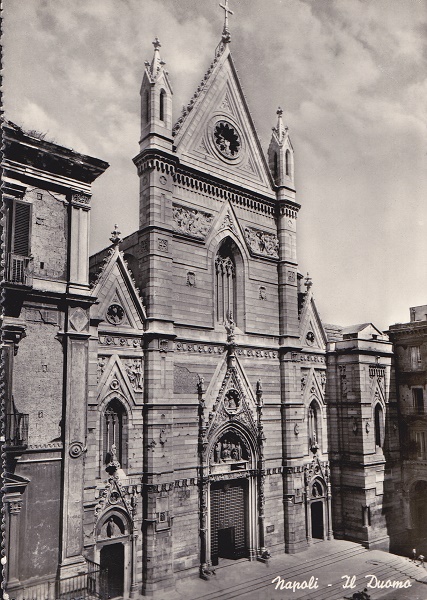 Napoli - IL Duomo - Viaggiata 1958 (ax-0149)-fg