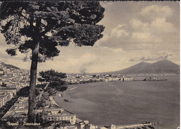 Napoli - Panorama -  Viaggiata 1952 (ax-0174)-fg