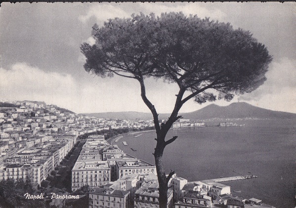 Napoli - Panorama -  Viaggiata 1956 (ax-0175)-fg