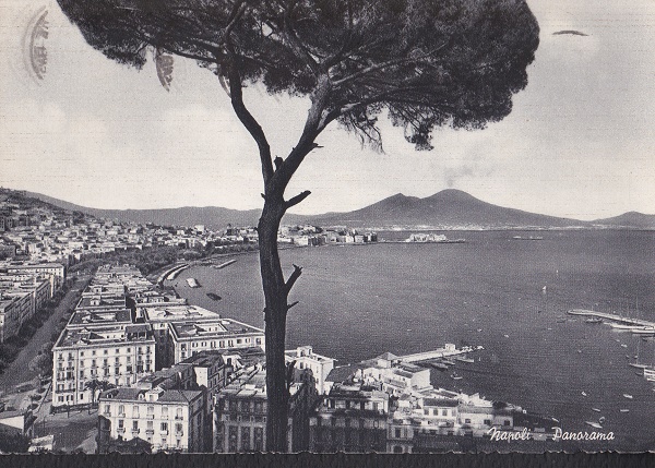 Napoli - Panorama -  Viaggiata 1955 (ax-0176)-fg