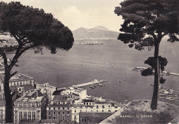 Napoli - IL Golfo - Viaggiata 1952 (ax-0194)-fg