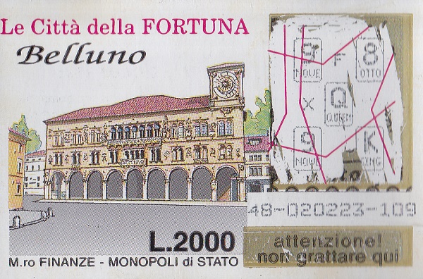 - BELLUNO - lotto 48-109 - (L-224)
