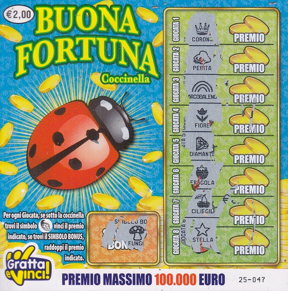 BUONA FORTUNA ( 25-047 ) 1108- Nu. Catalogo 2-164