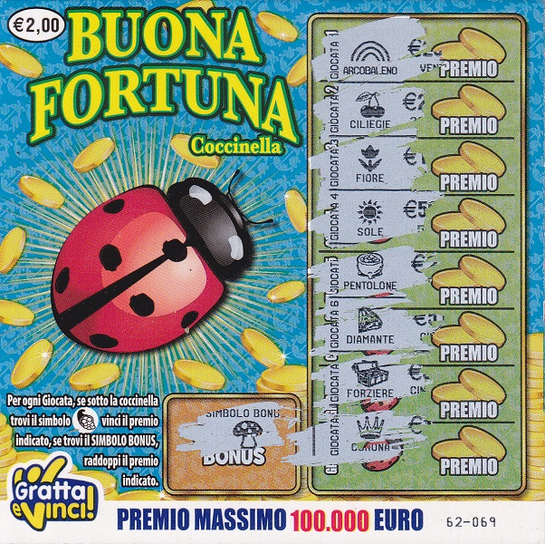 BUONA FORTUNA ( 62-069 ) 1108 - Nu. Catalogo 2-164