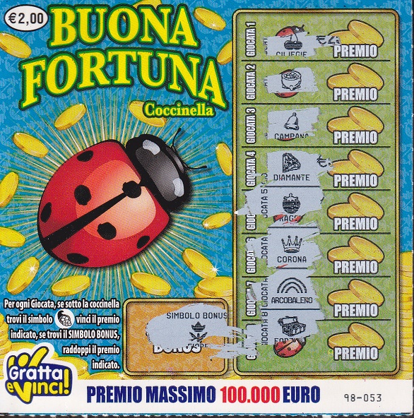 BUONA FORTUNA ( 98-053 ) 1108- Nu. Catalogo 2-164