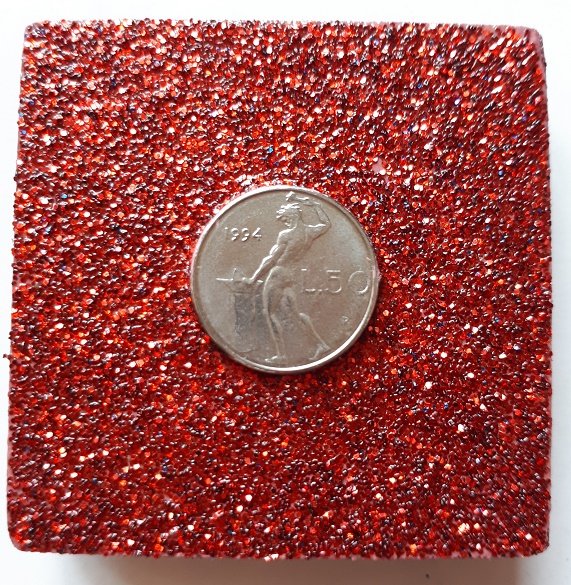 Anno 1994 lire 50 cm 5x5 rosso