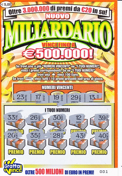 NUOVO Miliardario