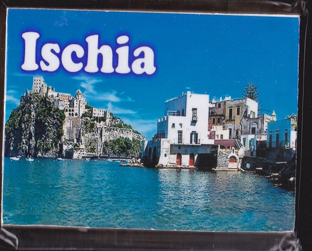 Ischia (a24) - Calamita da frigo cm8x6