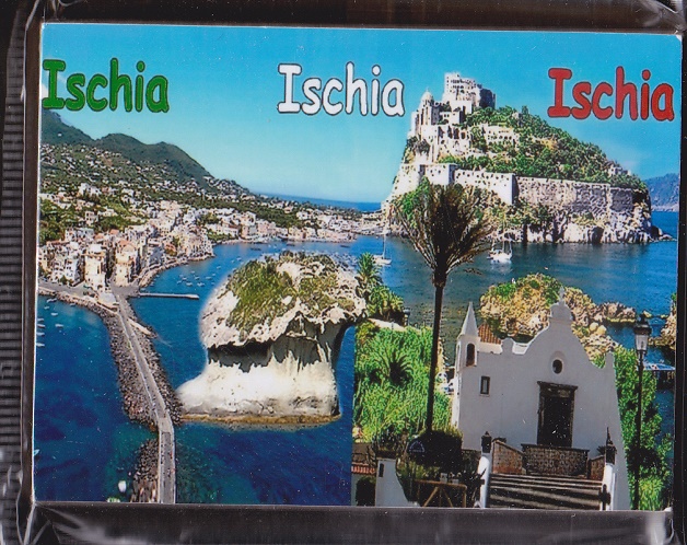 Ischia (a22) - Calamita da frigo cm8x6