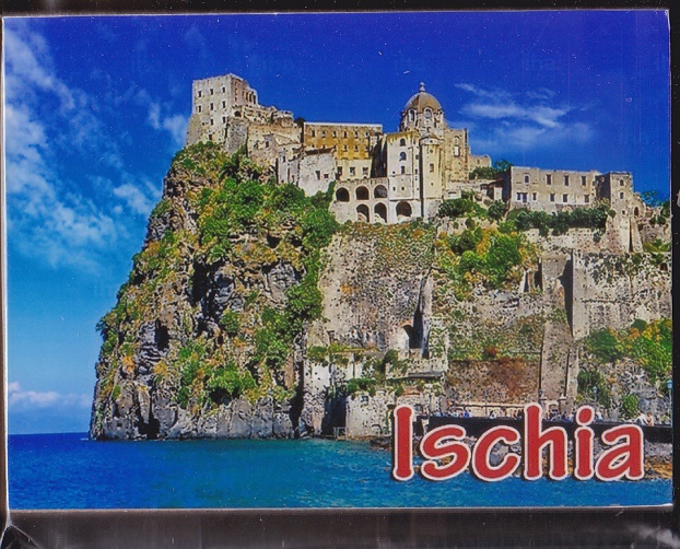 Ischia (a23) - Calamita da frigo cm8x6