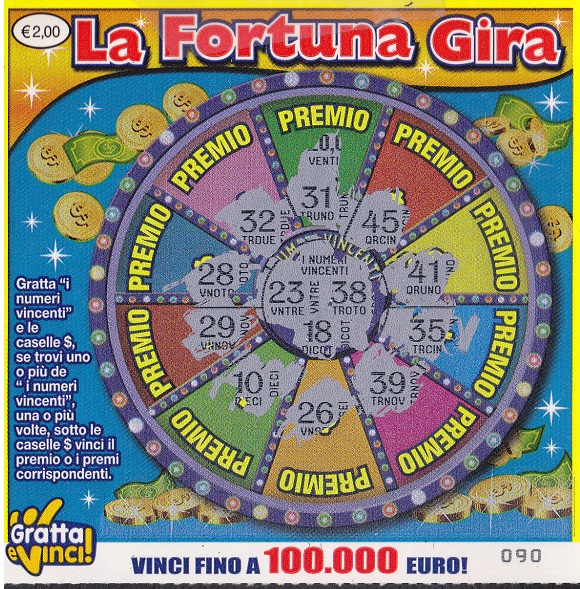 La Fortuna Gira (090) 1005- Nu. Catalogo 2-49