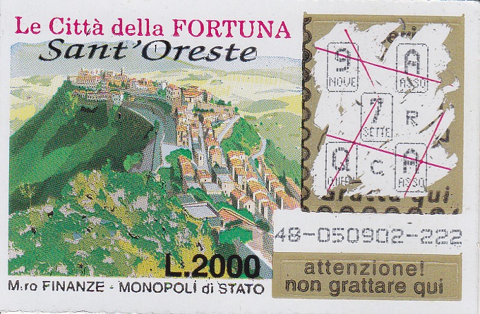 Le Citt della Fortuna - Sant' ORESTE -lotto 48