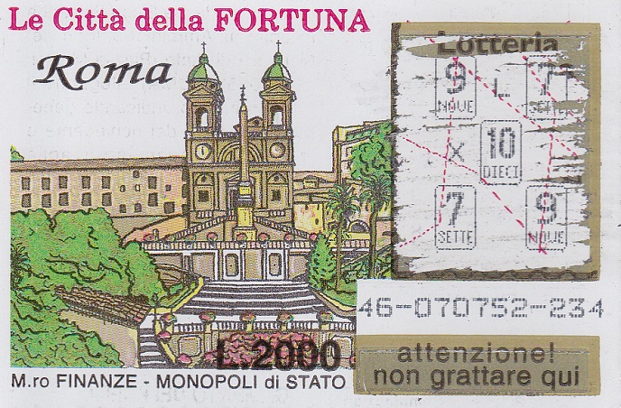 Le Citt della Fortuna - ROMA S.Trinit- lotto 46