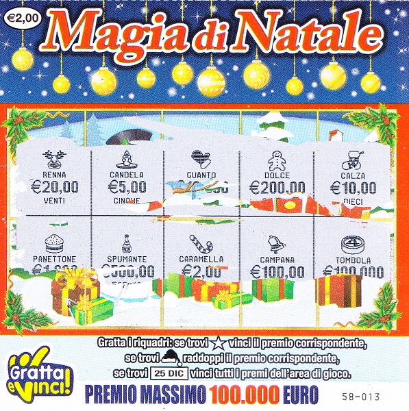 Magia di NATALE  (58-013) 1122- Nu. Catalogo 2-173
