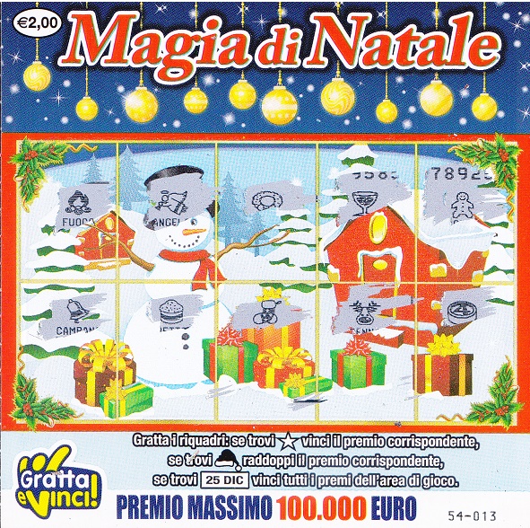 Magia di NATALE  (54-013) 1122- Nu. Catalogo 2-173