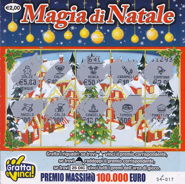 Magia di NATALE  (54-017) 1122- Nu. Catalogo 2-171