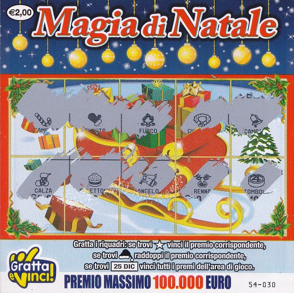 Magia di NATALE  (54-030) 1122- Nu. Catalogo 2-172