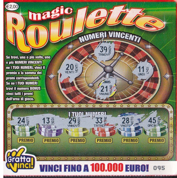 Magic Roulette (095)  1306- Nu. Catalogo 2-146