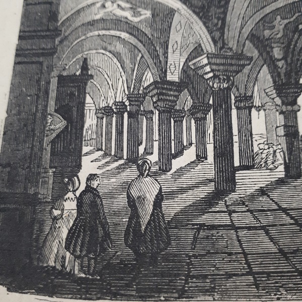 Chiesa sotterranea Napoli (1800) Qualità come da foto