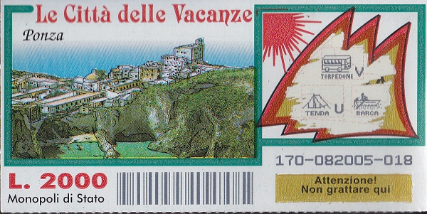 PONZA (170-018) Nu. Catalogo L-483