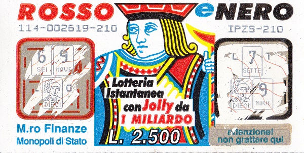 ROSSO e NERO (114-210) 114- Nu. Catalogo L-339