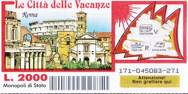 ROMA (171-271) Nu. Catalogo L-534