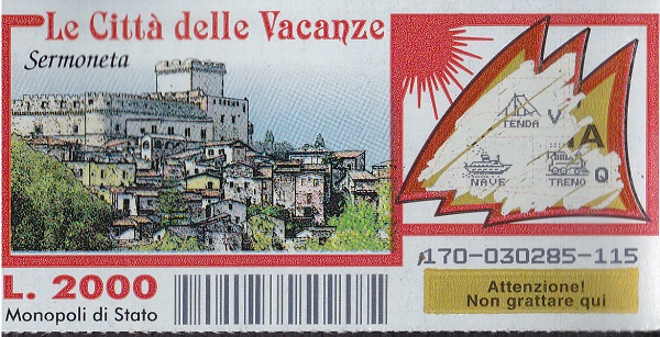 SERMONETA (170-115) Nu. Catalogo L-494