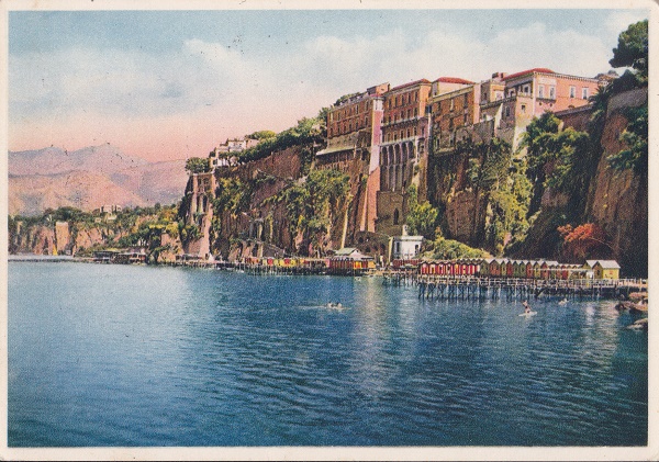 Sorrento (so24-1) Hotel Tramontano - Viaggiata 1950