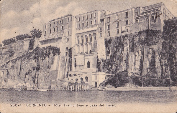 Sorrento (so24-2) Hotel Tramontano - Viaggiata 1910