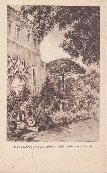 Sorrento (so24-5) Hotel Cocumella - Viaggiata 1927