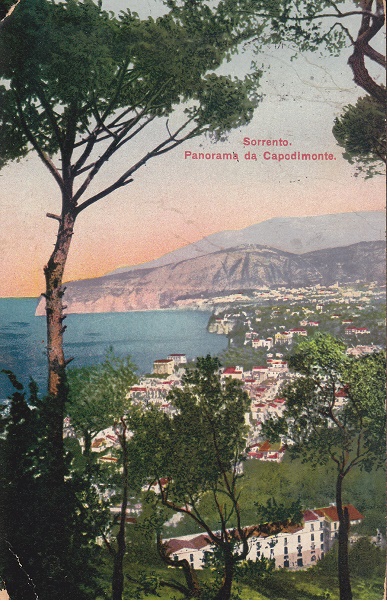 Sorrento (so24-6) Panorama da Capodimonte - Viaggiata 1912