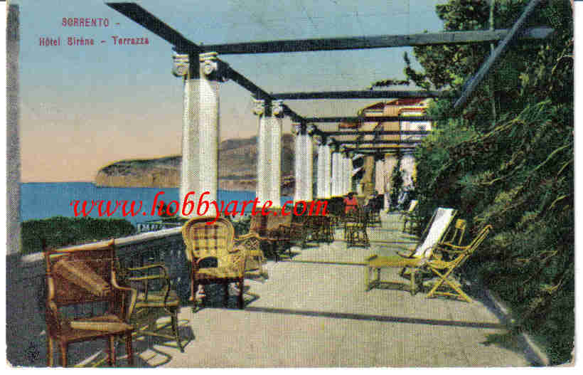 Sorrento (so35) Hotel Sirene - Viaggiata 1925