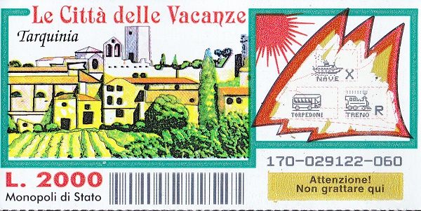 TARQUINIA (170-060) Nu. Catalogo L-498